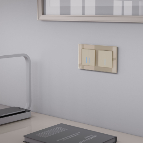 Рамка на 2 поста (шампань) Werkel W0021111