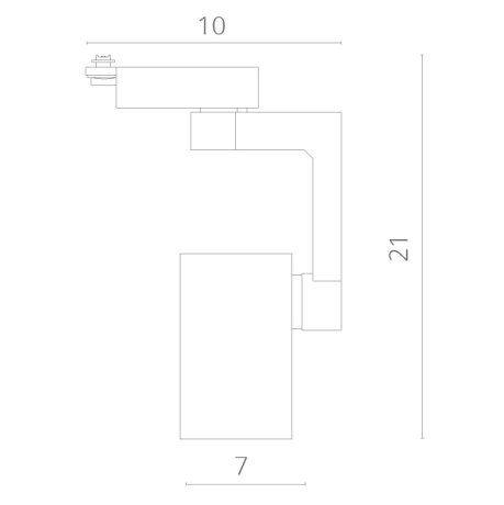 Светильник на штанге Arte Lamp Traccia A2320PL-1WH 