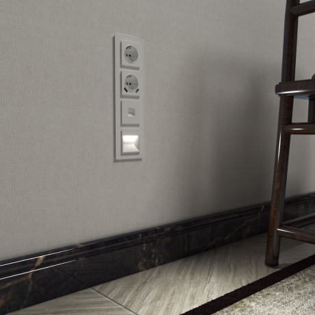 Телефонная розетка  RJ-11 (белая) Werkel W1182001