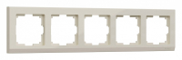 Рамка на 5 постов Werkel Stark (слоновая кость) W0051803