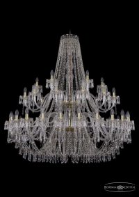 1403/24+12+6/530/2d/G Подвесная люстра Bohemia Ivele Crystal