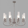 Подвесная люстра Eurosvet Banci 60117/8 никель (a050019) 