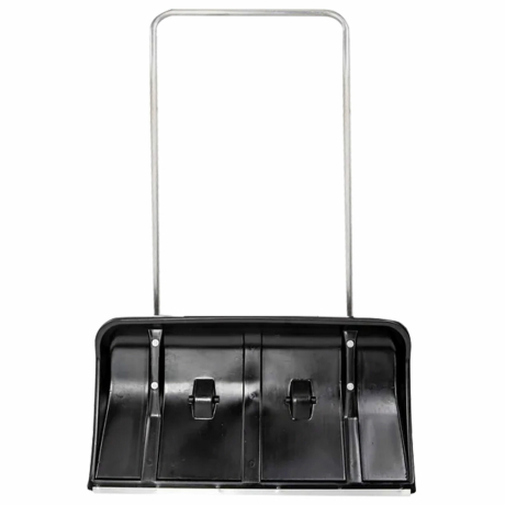 Лопата снегоуборочная (скрепер) на колесах, пластиковая, 82х45 см, высота 120 см, металлическая ручка, №8 (600827)