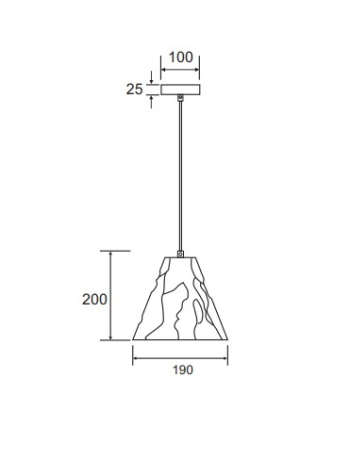 Подвесной светильник от Lustrof 735643-769619