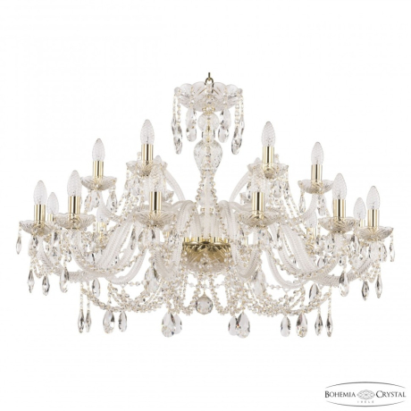 Подвесная люстра Bohemia Ivele Crystal 105 105/12+6/360 G 