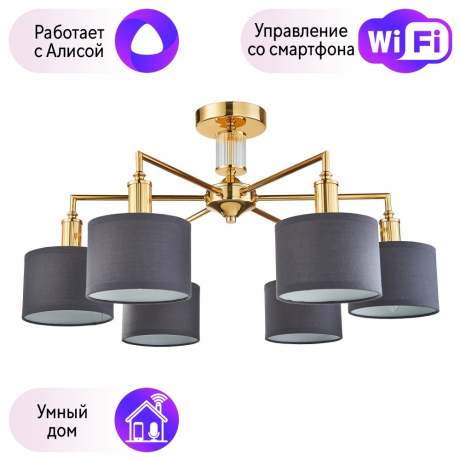 Потолочная люстра Favourite Laciness с поддержкой Алиса 2612-6P-A 