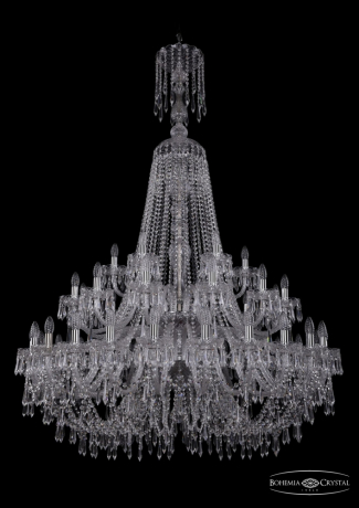 1403/24+12+6/460/XL-177/2d/Ni Подвесная люстра Bohemia Ivele Crystal 