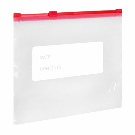 Нарушена упаковка!  <710509> Пакеты для заморозки продуктов, 1 л, КОМПЛЕКТ 20 шт., с замком-застежкой (слайдер), LAIMA (608907)