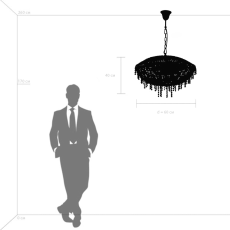 Подвесная хрустальная люстра Classic Osgona 700150 