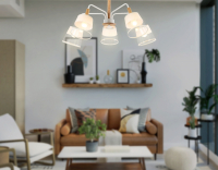 Люстра на штанге Ambrella light TRADITIONAL Modern Losk TR4738
