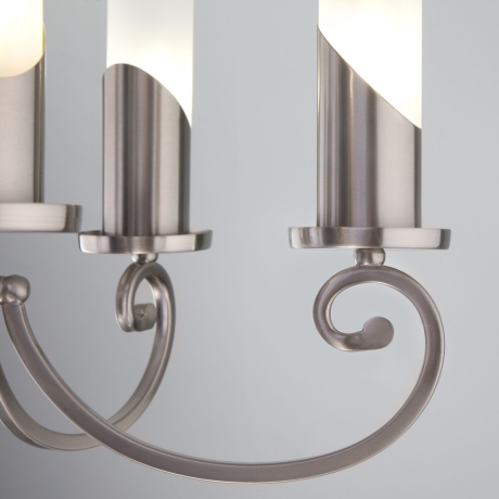 Подвесная люстра Eurosvet Banci 60117/5 никель (a050018) 