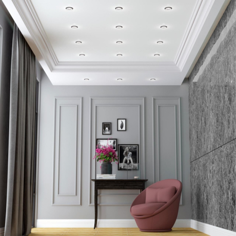 Точечный светильник со светодиодной лампочкой GU10, комплект от Lustrof. №294565-647126 