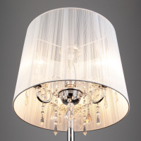 Торшер 2045/3F хром/белый Eurosvet Allata