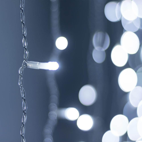 2*2,5м. Гирлянда занавес холодный свет Ardecoled 230V ARD-Curtain-Home-2000X2500-Clear-300Led White (24834)