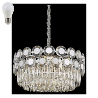 Подвесная люстра с лампочками Wertmark WE134.12.103+Lamps