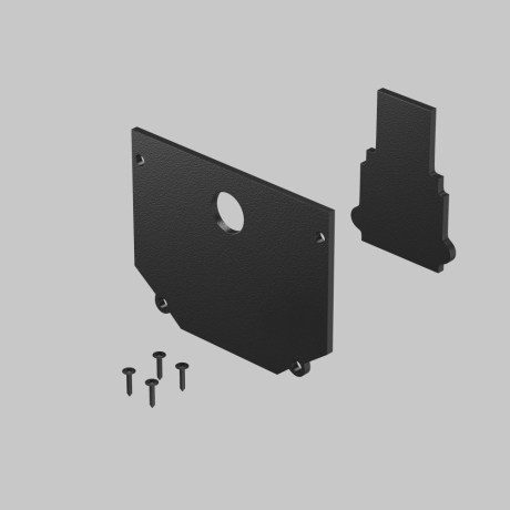 Заглушка для трека Maytoni Technical Accessories for tracks Exility TRA034EC-SCH-42B 