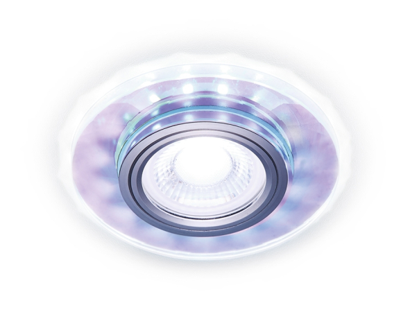 Встраиваемый светильник с LED подсветкой Ambrella light Compo LED S211 PR/WH 