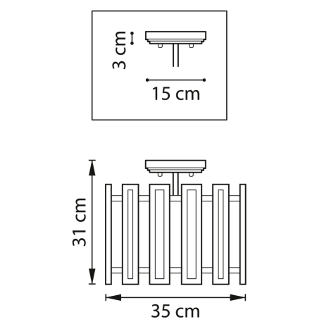 Потолочный светильник Lightstar с поддержкой Алисы, Agave 712044 