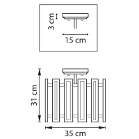Потолочный светильник Lightstar с поддержкой Алисы, Agave 712044