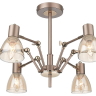 Люстра на штанге с лампочками Velante 246-403-06+Lamps E14 Свеча 