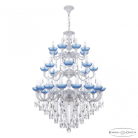 Подвесная люстра Bohemia Ivele Crystal AL7801 AL78101/16+8+8/300/3d B WMN P Aquamarine/M-1F