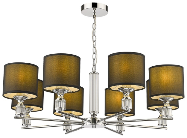 Подвесная люстра с лампочкой Velante 293-123-08+Lamps E14 P45 