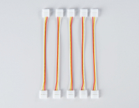 5шт. Соединитель гибкий двухсторонний для светодиодной ленты 5050 12/24V (3 конт.) 150 мм Ambrella light ILLUMINATION LED GS7701