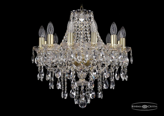 1415/12/165/G Подвесная люстра Bohemia Ivele Crystal 
