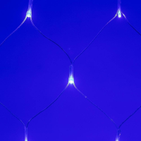 1,8*1,5м. Гирлянда сеть синий свет Ardecoled 230V ARD-Netlight-Home-1800X1500-Clear-180Led Blue (24675)