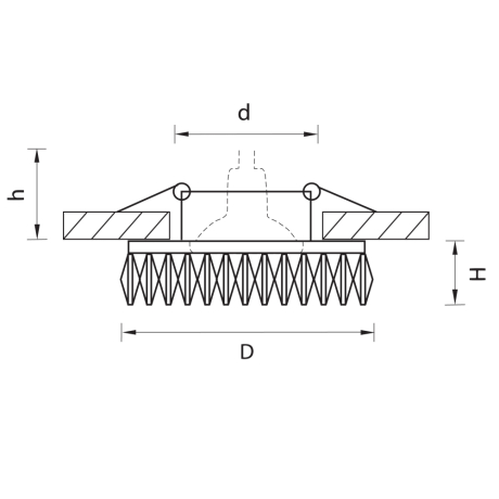 Встраиваемый светильник Lightstar Ingrano 002534 