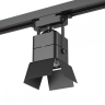 Однофазный светильник для трека Denkirs DK6012-BK 