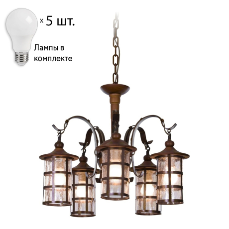 Люстра с лампочками Velante 588-703-05+Lamps 