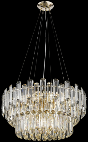 Люстра подвесная Wertmark Lazzara с поддержкой Маруся WE107.12.303-М 