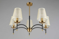 Люстра на штанге с лампочками Omnilux OML-67307-05+Lamps