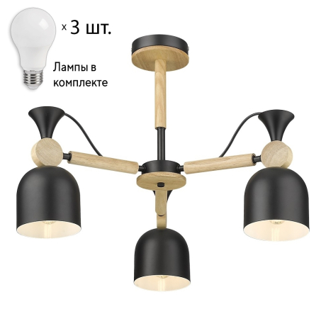 Люстра с лампочками  Velante 225-023-03+Lamps 