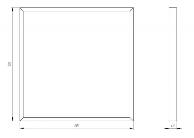 Светодиодная панель Эра SPO-910-3-65K-045 (Б0046478)