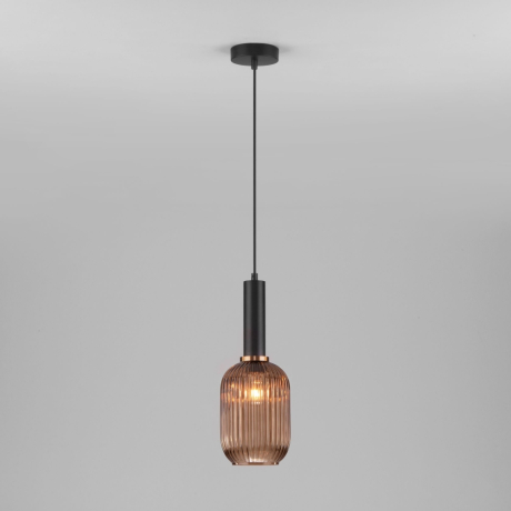 Подвесной светильник Eurosvet Bravo 50181/1 янтарь 