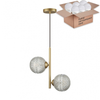 Подвесной светильник с лампочкой  Lumion Geneva 5292/2+Lamps E27 P45