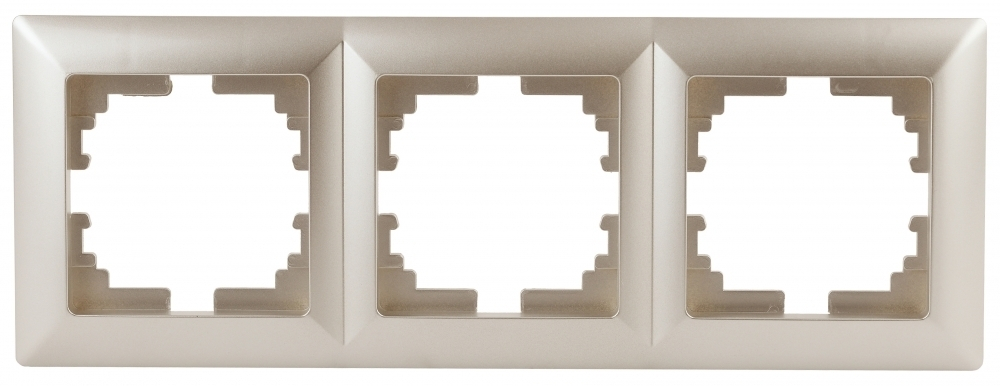 Рамка 3-постовая ЭРА Intro Solo шампань 4-503-04 Б0043420