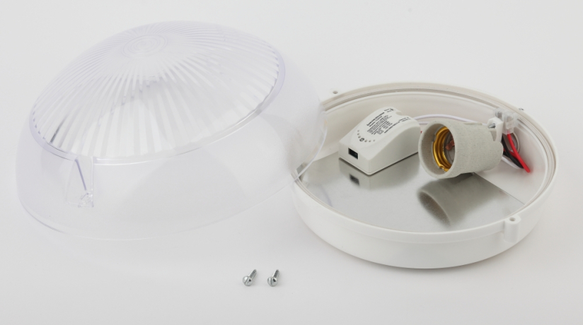 Настенный ЖКХ светильник с фото-шумовым датчиком Сириус Эра НБП 06-60-101 (Б0048411)