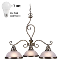 Люстра с лампочками Velante 357-503-03+Lamps