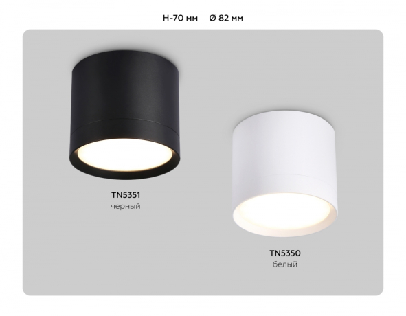 Встраиваемый светильник с лампочкой Ambrella light TN5351+Lamps 