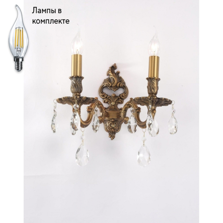 Бра в комплекте с Led лампами Lucia Tucci Barletta W1730.2 Antique+Lamps 