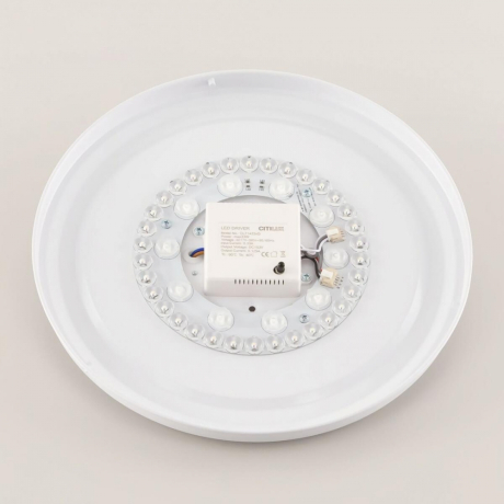 Потолочная светодиодная люстра с пультом ДУ (инфракрасный) Citilux Спутник CL734330G