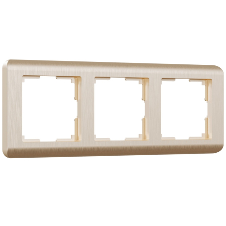 Рамка на 3 поста (шампань) Werkel W0032111