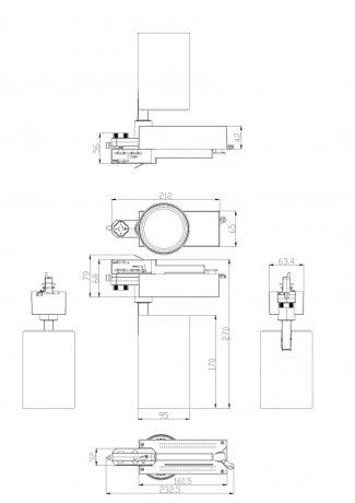 Трековый светодиодный светильник ЭРА SТR-30-36-30K-W30 Б0049773 