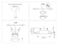Встраиваемый светильник Ambrella Light TN TN6601