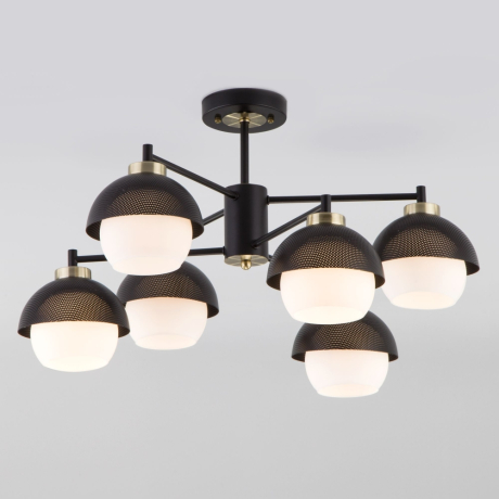 Люстра на штанге Eurosvet Nocciola 70106/6 черный 