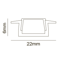 Профиль накладной Maytoni Led Strip Алюминиевый профиль ALM001S-2M