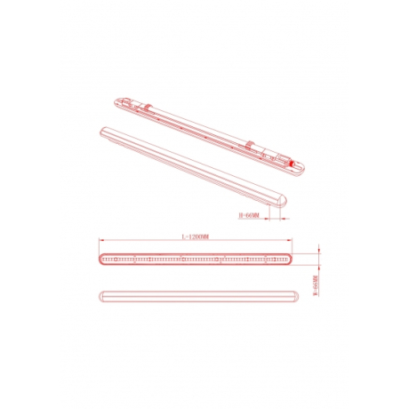 Линейный светодиодный светильник Эра SPP-201-0-65K-L32 (Б0057716)